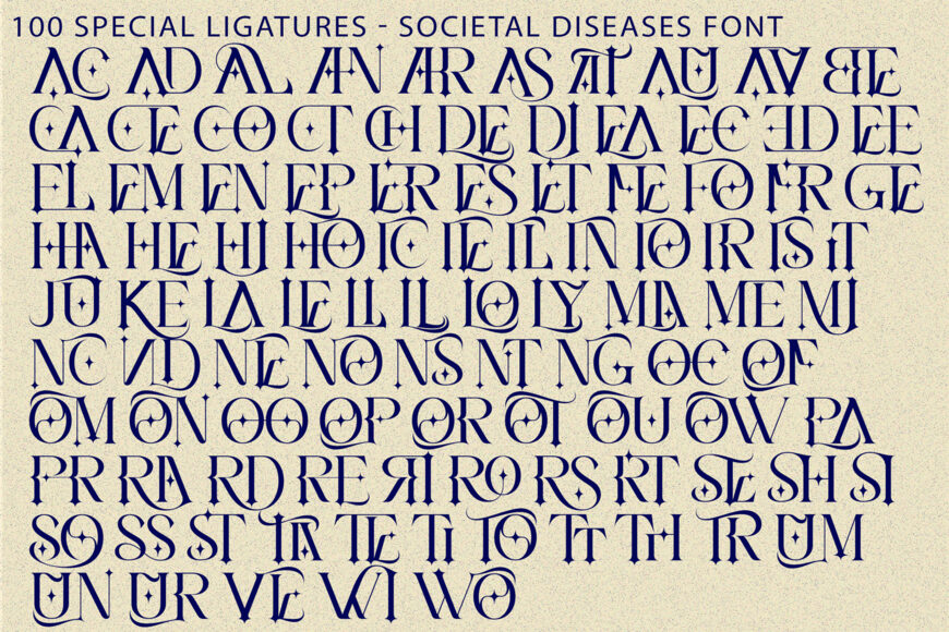 Societal Diseases Font