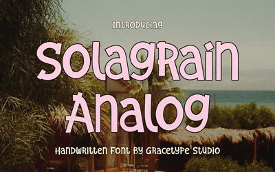 Solagrain Analog Font