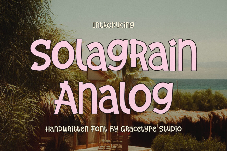 Solagrain Analog Font