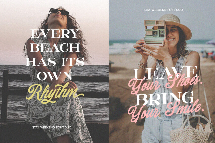 Stay Weekend Font Duo