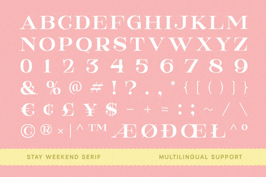 Stay Weekend Font Duo