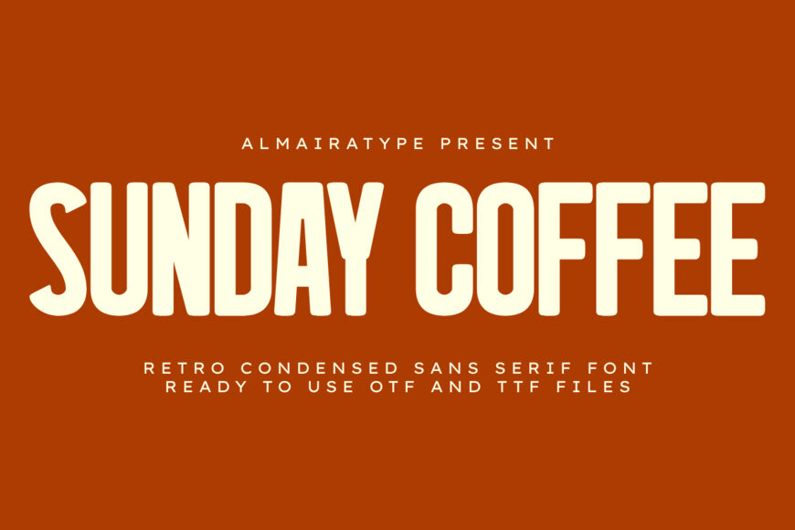 Sunday Coffee Font