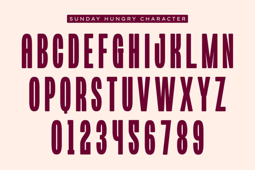 Sunday Hungry Font