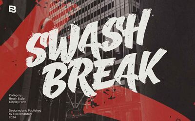 Swash Break Font