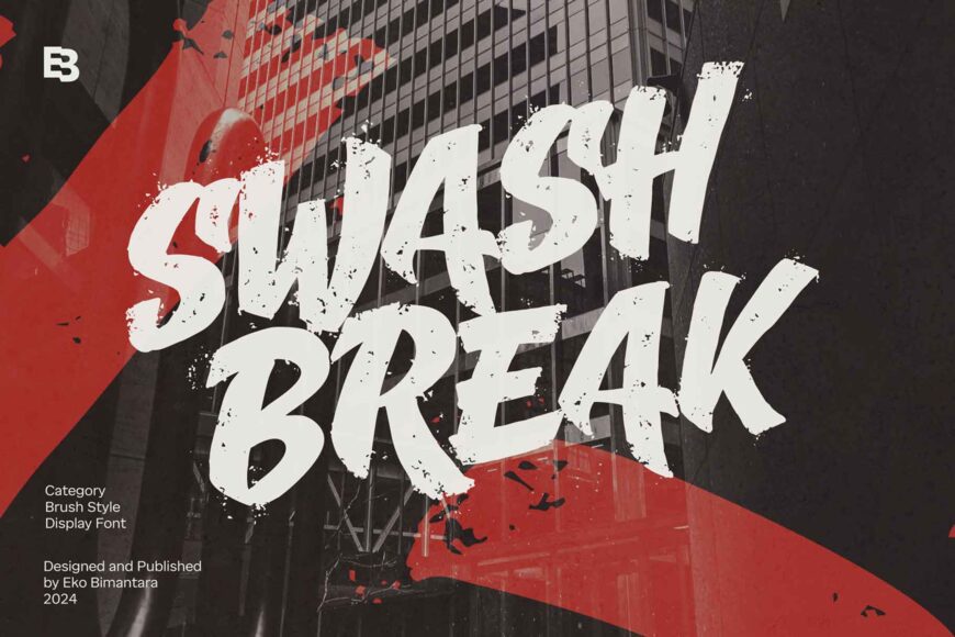 Swash Break Font