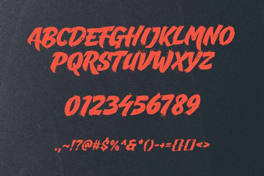 Swash Break Font