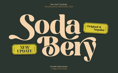 Tbj Sodabery Font Family