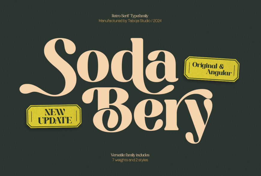 Tbj Sodabery Font Family