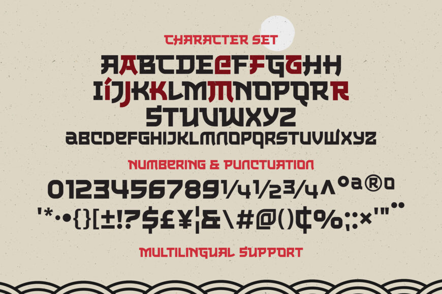 The Last Shuriken Font