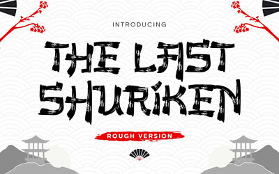 The Last Shuriken Rough Font