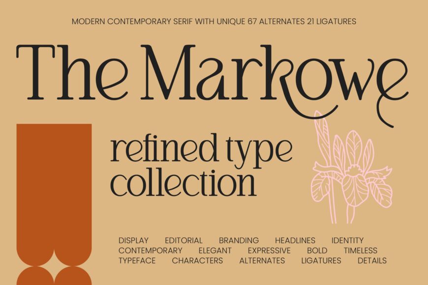 The Markowe Font