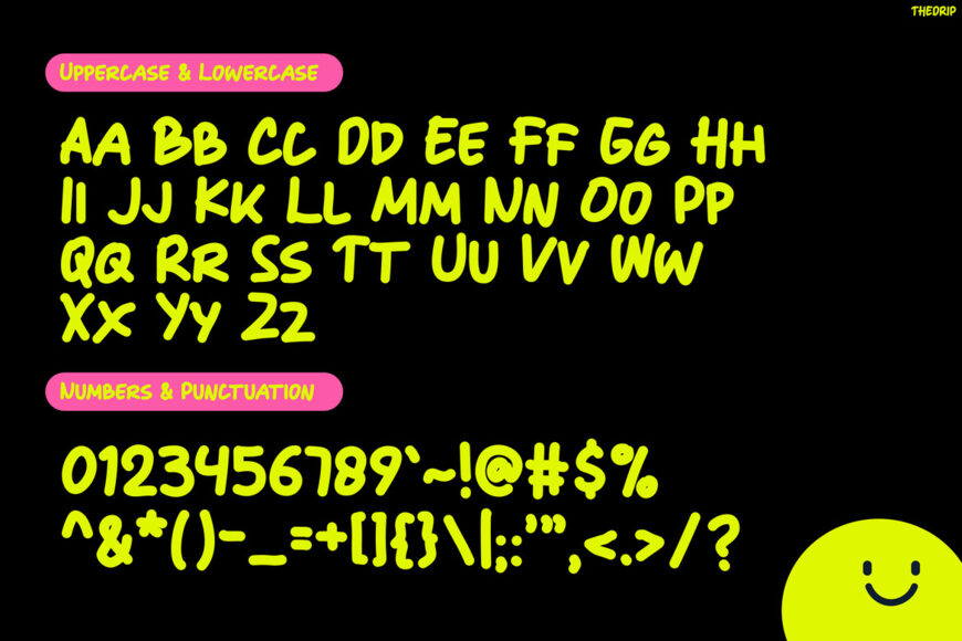 Thedrip Font