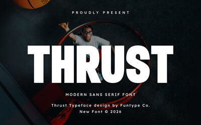 Thrust Font