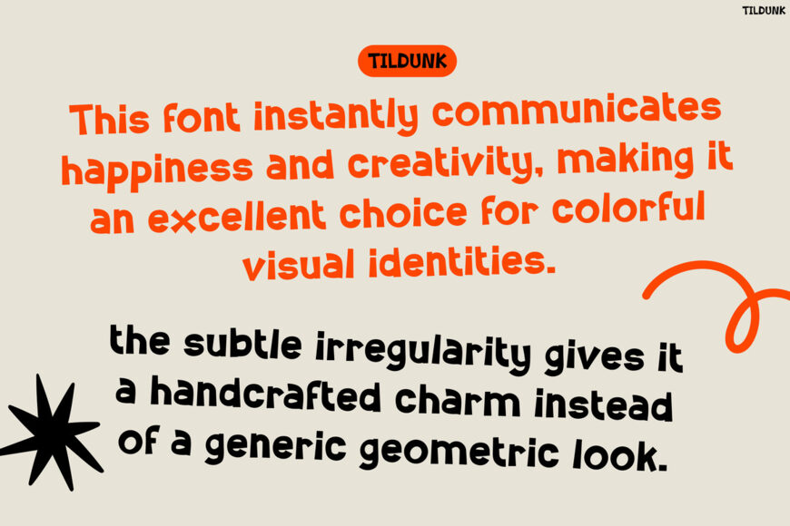 Tildunk Font