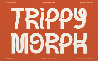 Trippy Morph Font