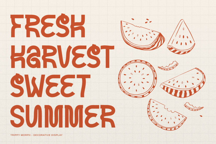 Trippy Morph Font