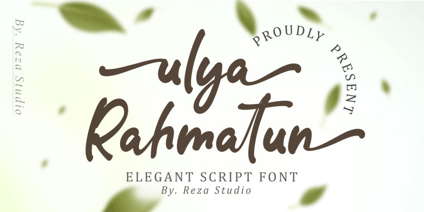 Ulya Rahmatun Font