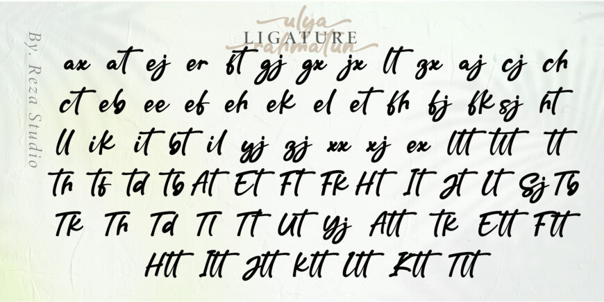 Ulya Rahmatun Font