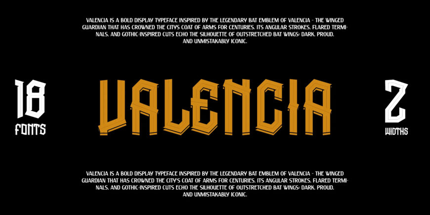 Valencia Font Family