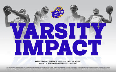 Varsity Impact Font Family