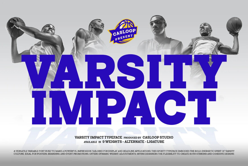 Varsity Impact Font Family