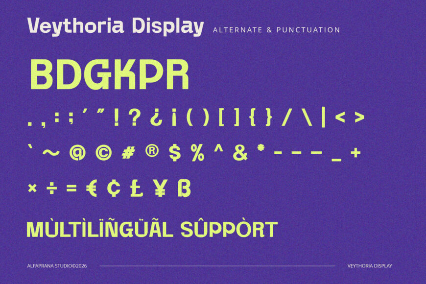 Veythoria Font