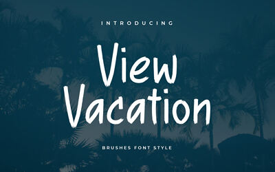 View Vacation Font
