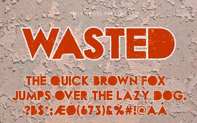 Wasted Font