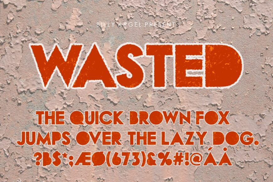 Wasted Font