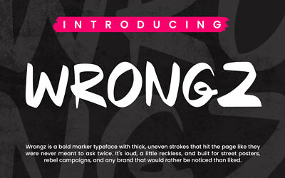 Wrongz Font