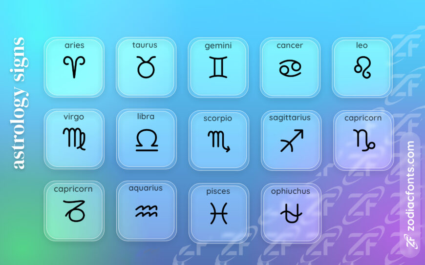 Zodiac Font