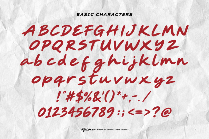 Afilora Font