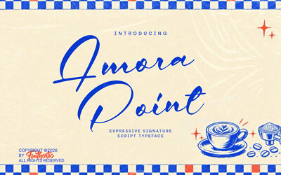 Amora Point Font