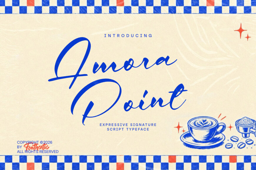 Amora Point Font