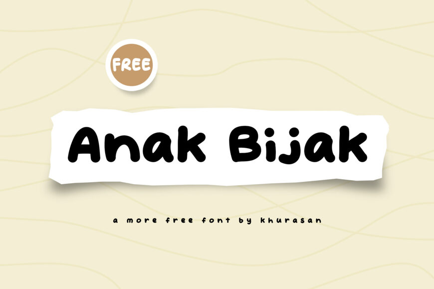Anak Bijak Font