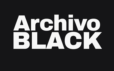 Archivo Black Font