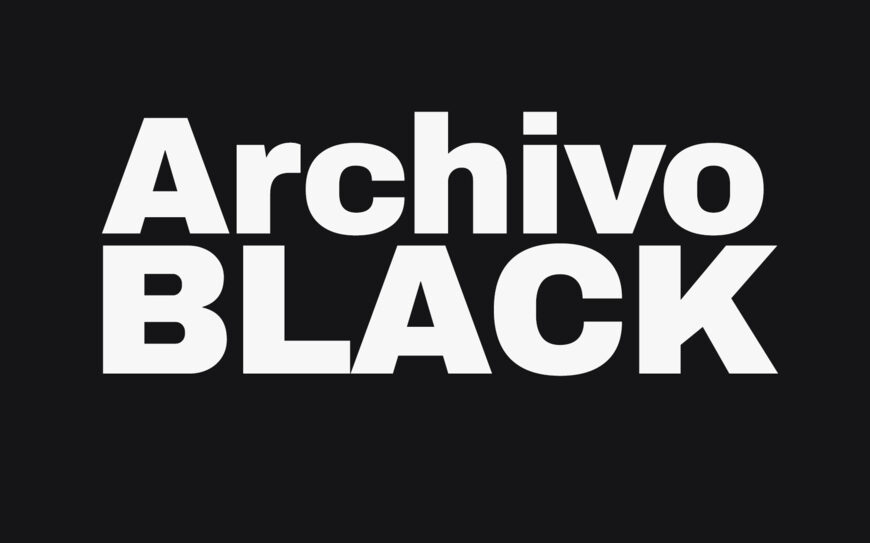 Archivo Black Font