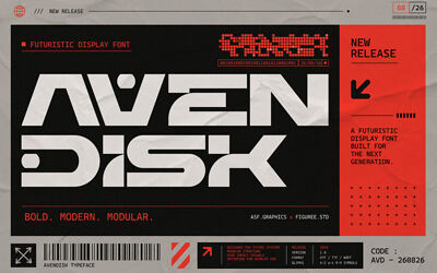 Avendisk Font