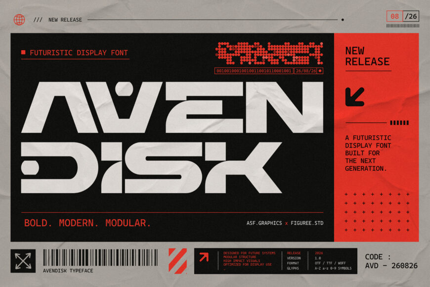 Avendisk Font