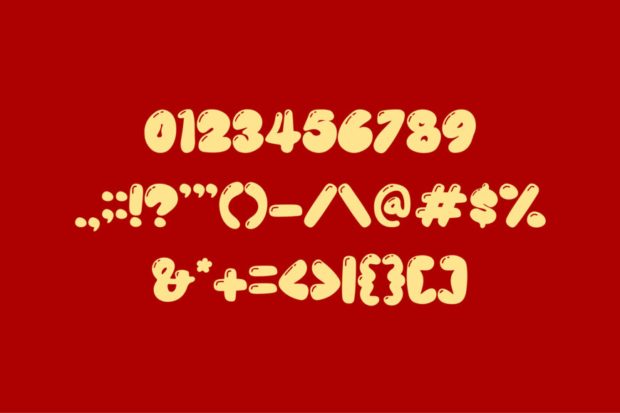 Balloon Birthday Font