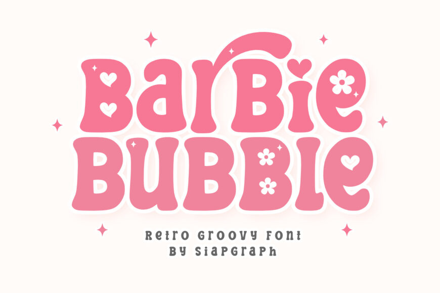 Barbie Bubble Font