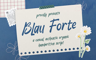 Blau Forte Font