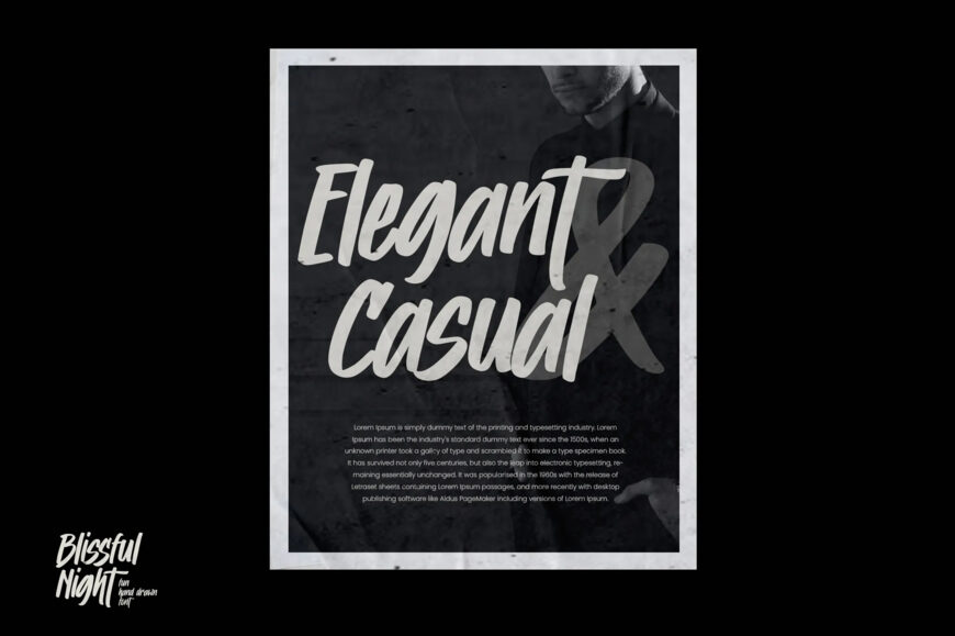 Blissful Night Font