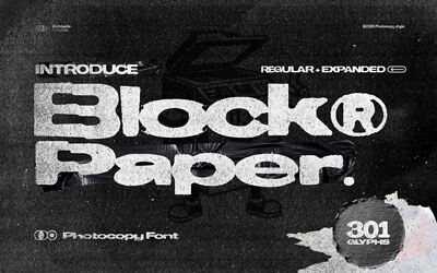 Blockpaper Font