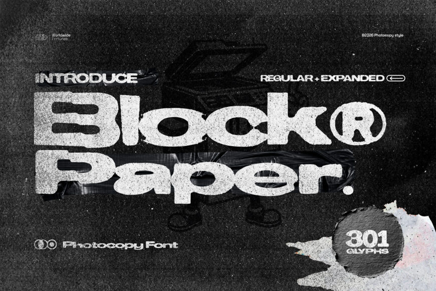 Blockpaper Font