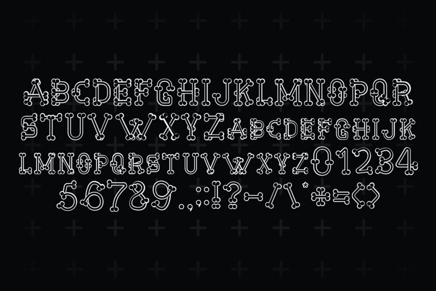 Boneliness Line Font