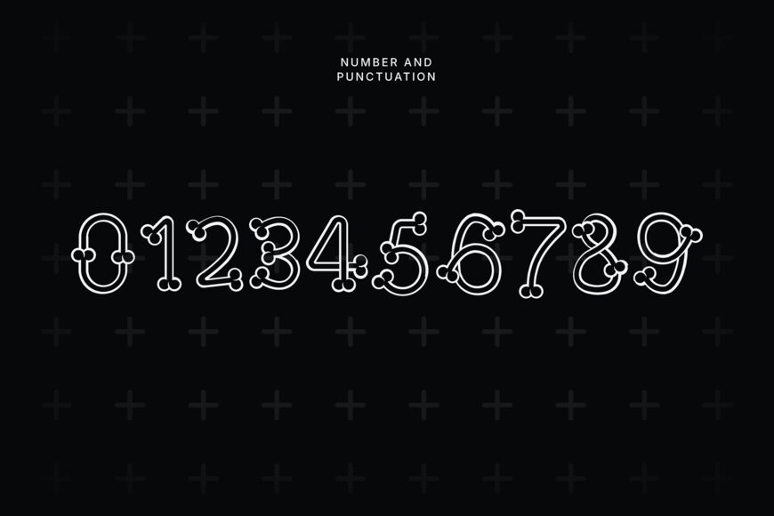 Boneliness Line Font
