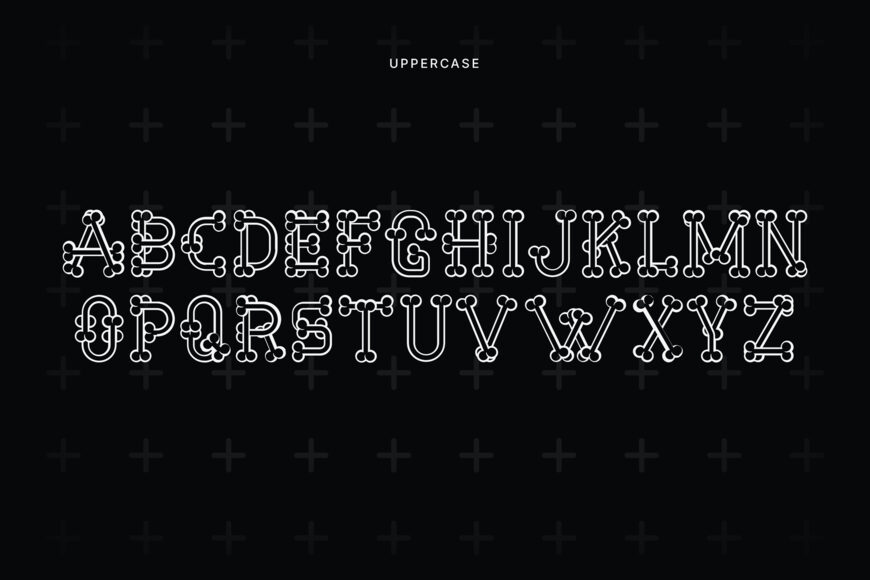 Boneliness Line Font