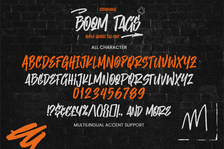 Boom Tags Font