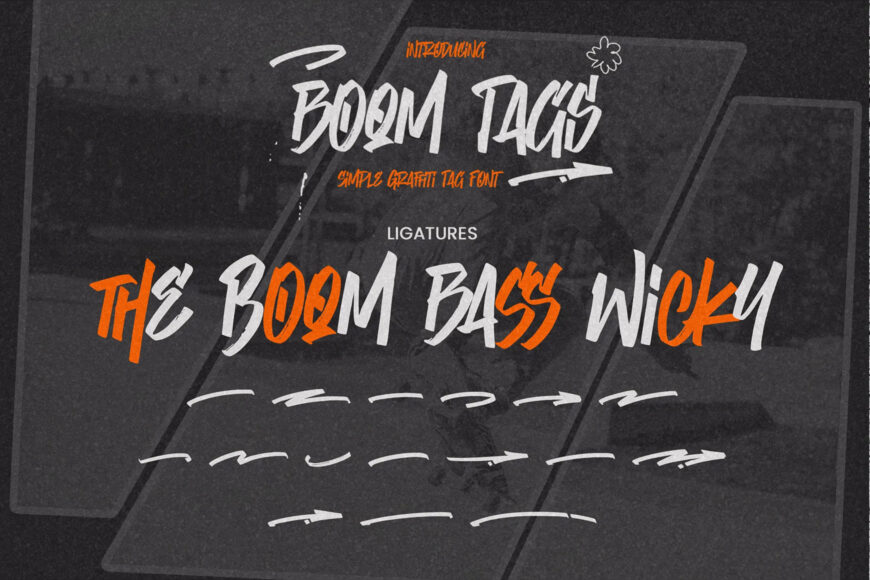 Boom Tags Font